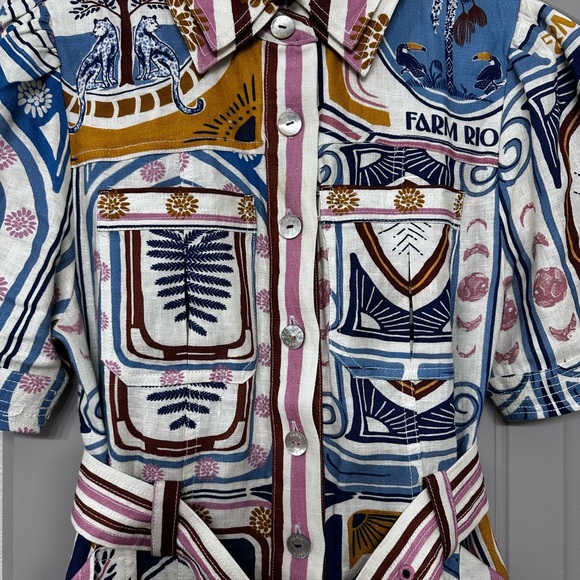 FARM Rio Multicolor Patterned Dress - Picture 6 of 6